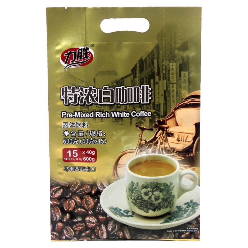 Sac plat de poudre de café