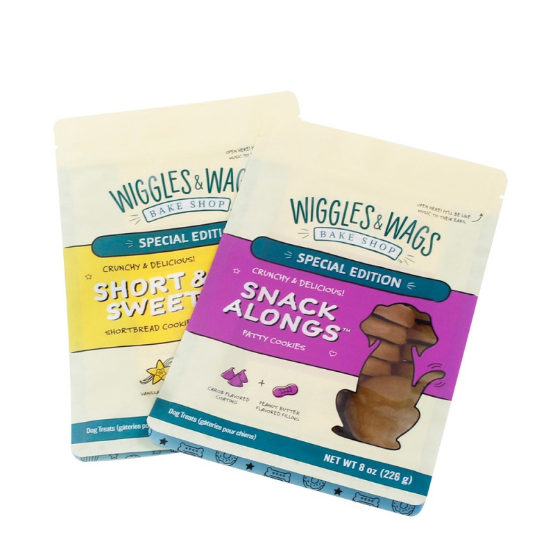 Sac de nourriture pour animaux de compagnie pour friandises lyophilisées