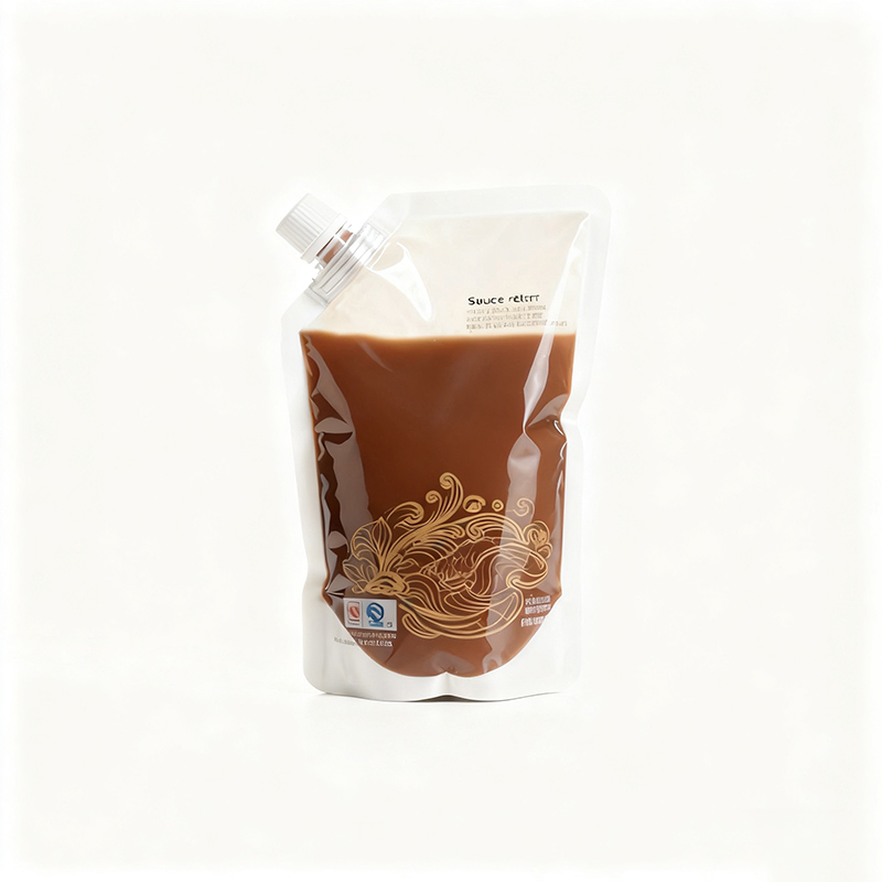 Pochette de cornue à sauce avec bec verseur